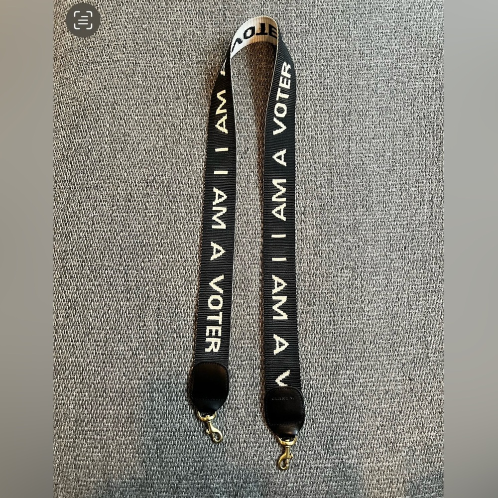 Clare V::Crossbody Strap::I Am A Voter